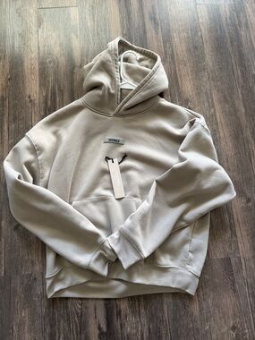 Brooklyn Cloth Beige 'Originals' Logo Hoodie